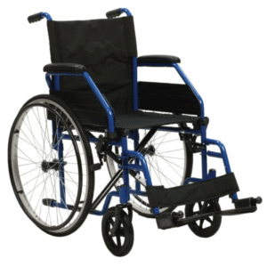 Carrozzina pieghevole ad autospinta per disabili e anziani