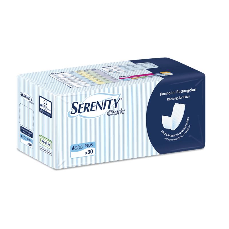 3780730 pannolone rettangolare senza barriera serenity classic plus