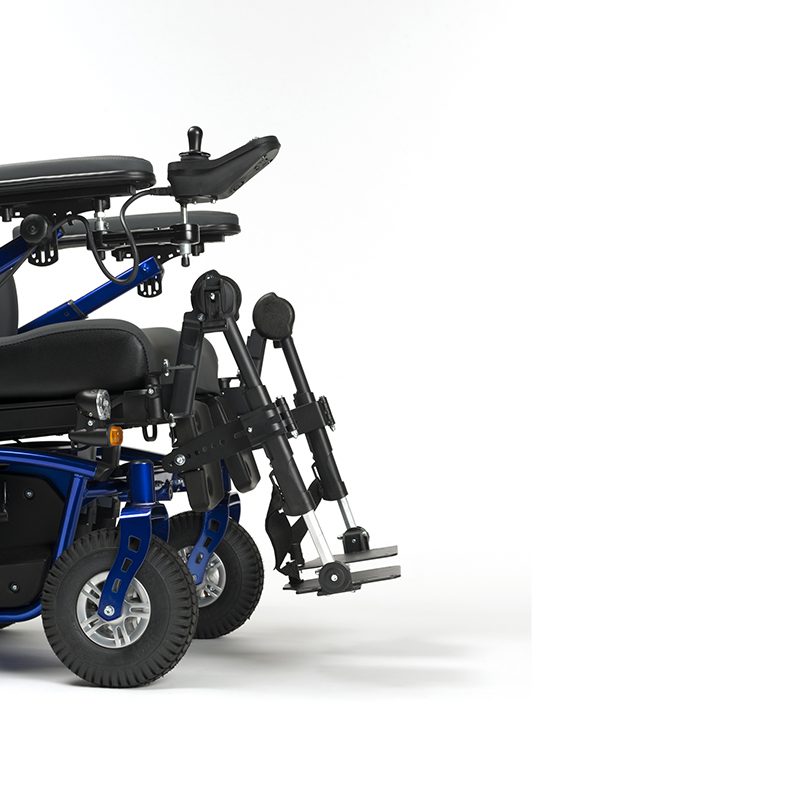 forest 3 deluxe carrozzina elettrica da esterno con impianto luci led basculante elettricamente vermeiren
