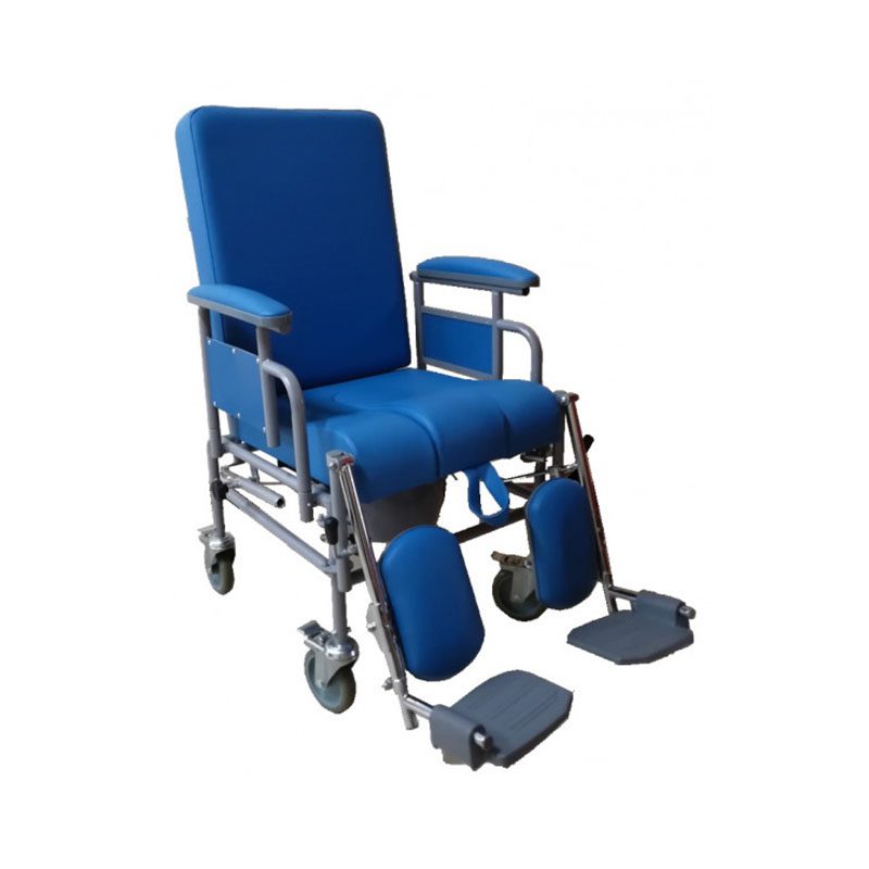 Sedia Comoda con Ruote Piccole e Schienale Reclinabile - Termigea - Mandara  Ortopedia