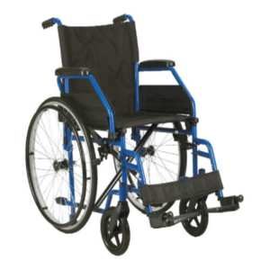 La Carrozzina Basic Autospinta a Estrazione Rapida è progettata per offrire una soluzione pratica e funzionale per le persone con esigenze di mobilità. Il telaio pieghevole in acciaio verniciato di colore blu la rende resistente e facile da trasportare, consentendo una rapida piegatura e un facile stoccaggio. Grazie ai stabilizzatori di seduta, questa carrozzina offre un supporto aggiuntivo per il comfort e la sicurezza dell'utente.