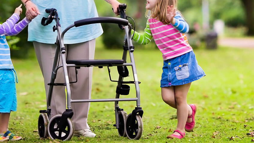 deambulatori e rollator per disabili e anziani
