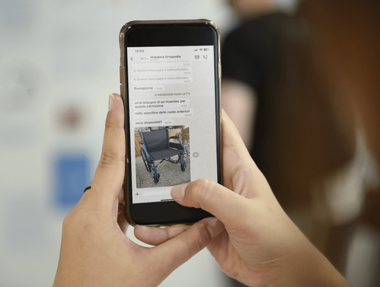 Foto ricambi ausili disabili whatsapp