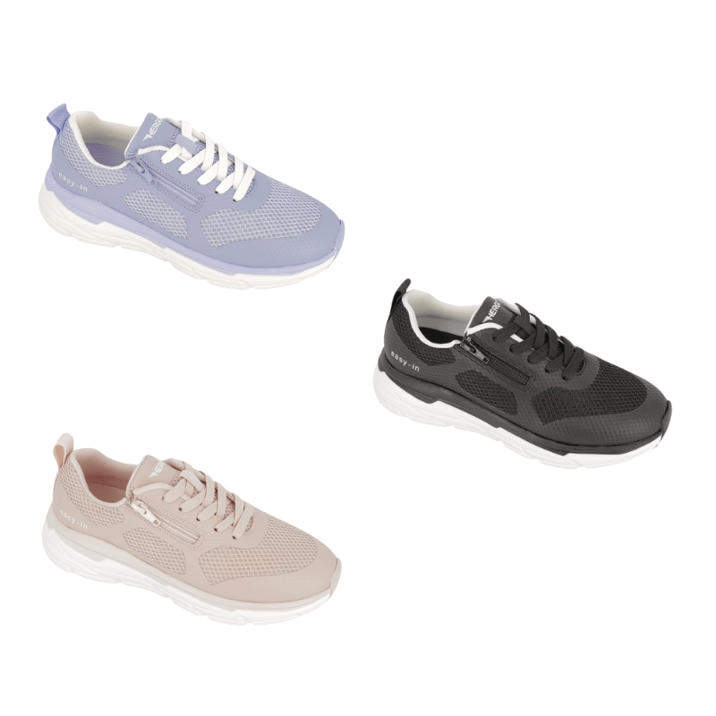 Scarpa comoda donna con plantare estraibile 3 colori