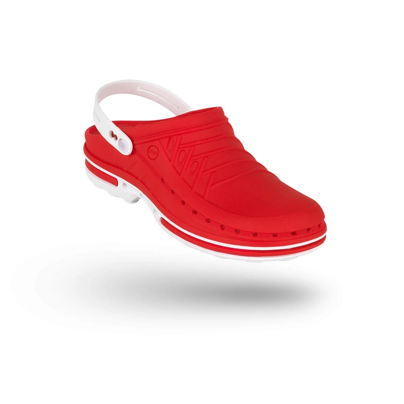 wock-clog-zoccolo-professionale-rosso-bianco