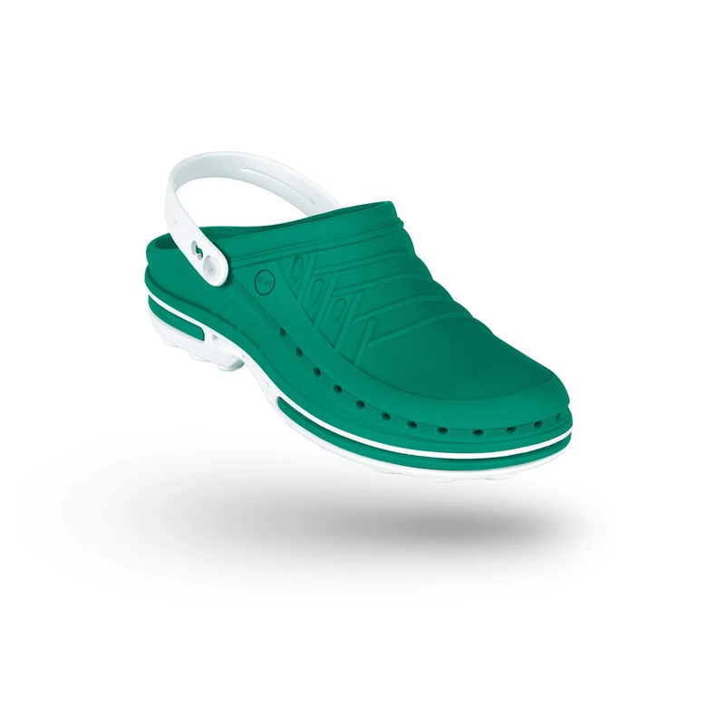 wock-clog-zoccolo-professionale-verde-bianco
