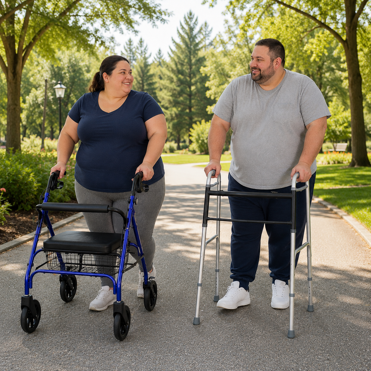 deambulatori e rollator bariatrici